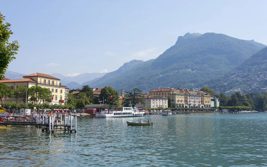 Vista su Lugano.